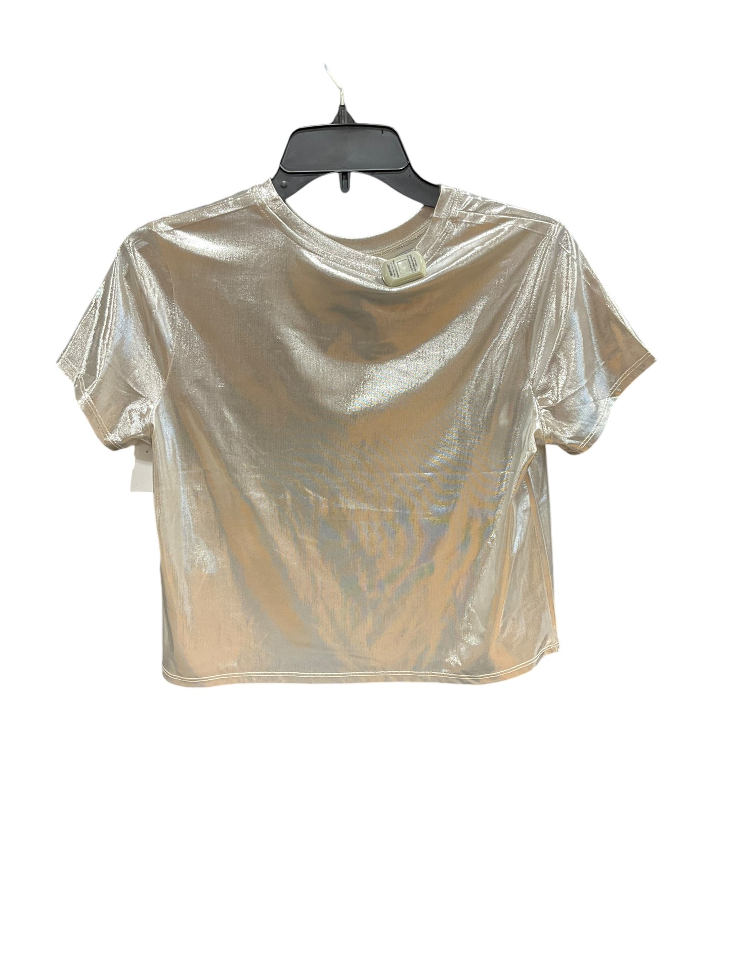 Top Short Sleeve By Bailey 44 In Silver, Size: Xs