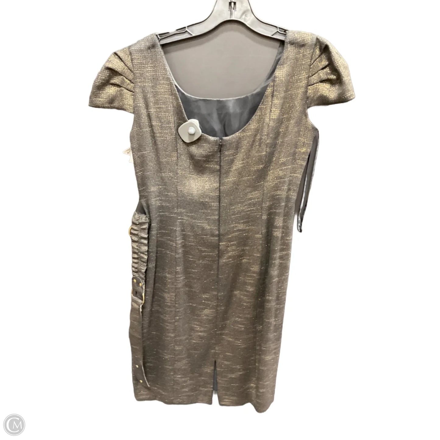 Dress Casual Short By Antonio Melani In Black & Gold, Size: 6