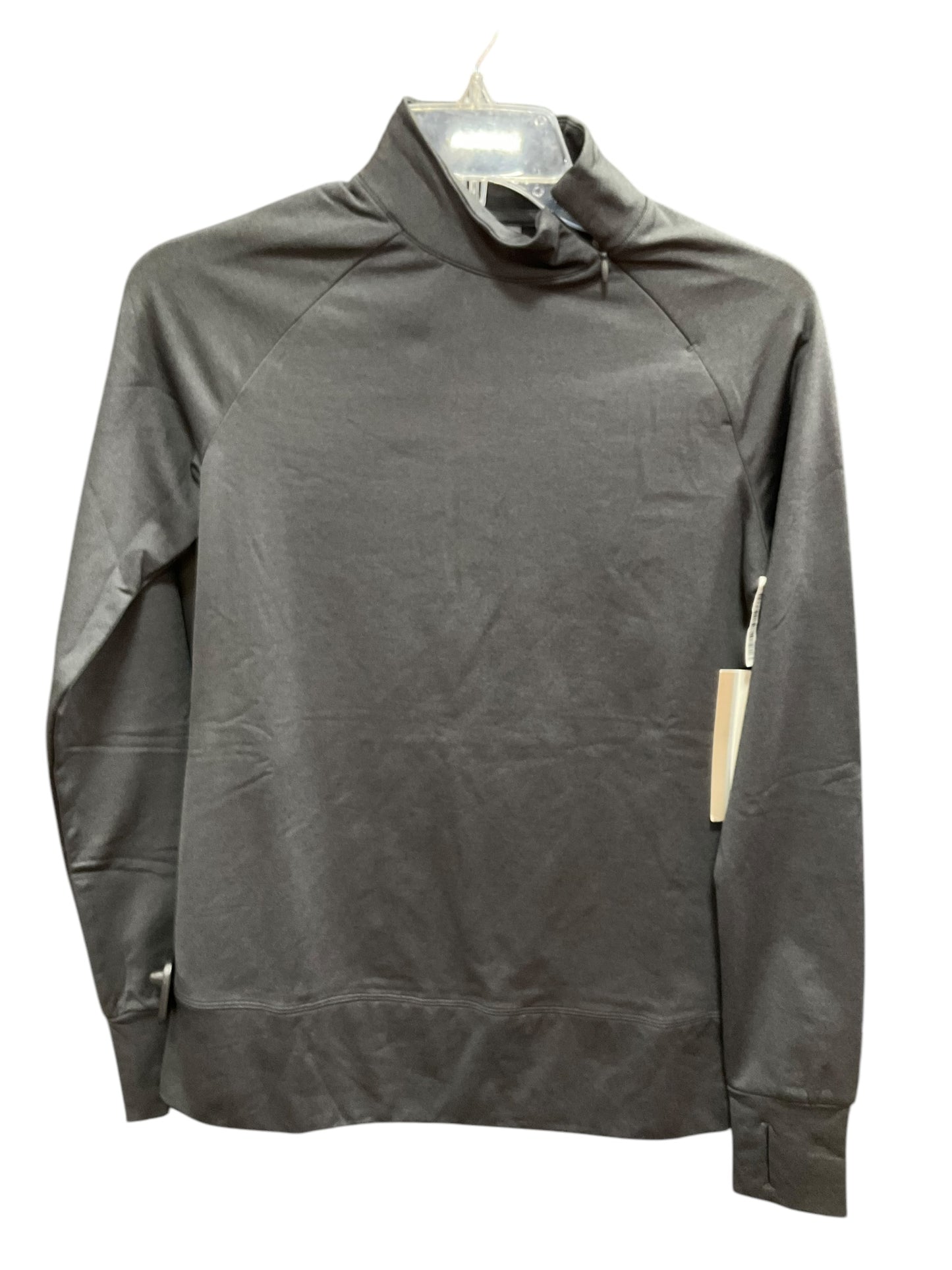 Athletic Top Long Sleeve Collar By Mondetta In Grey, Size: Xs