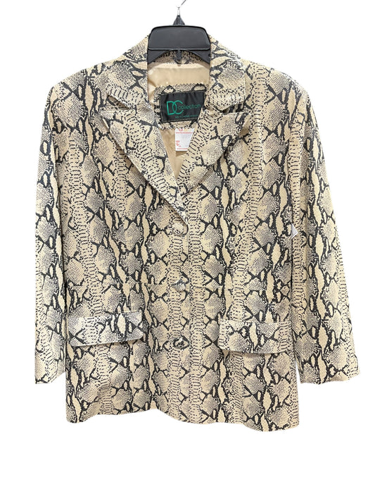 Jacket Leather By Clothes Mentor In Snakeskin Print, Size: M