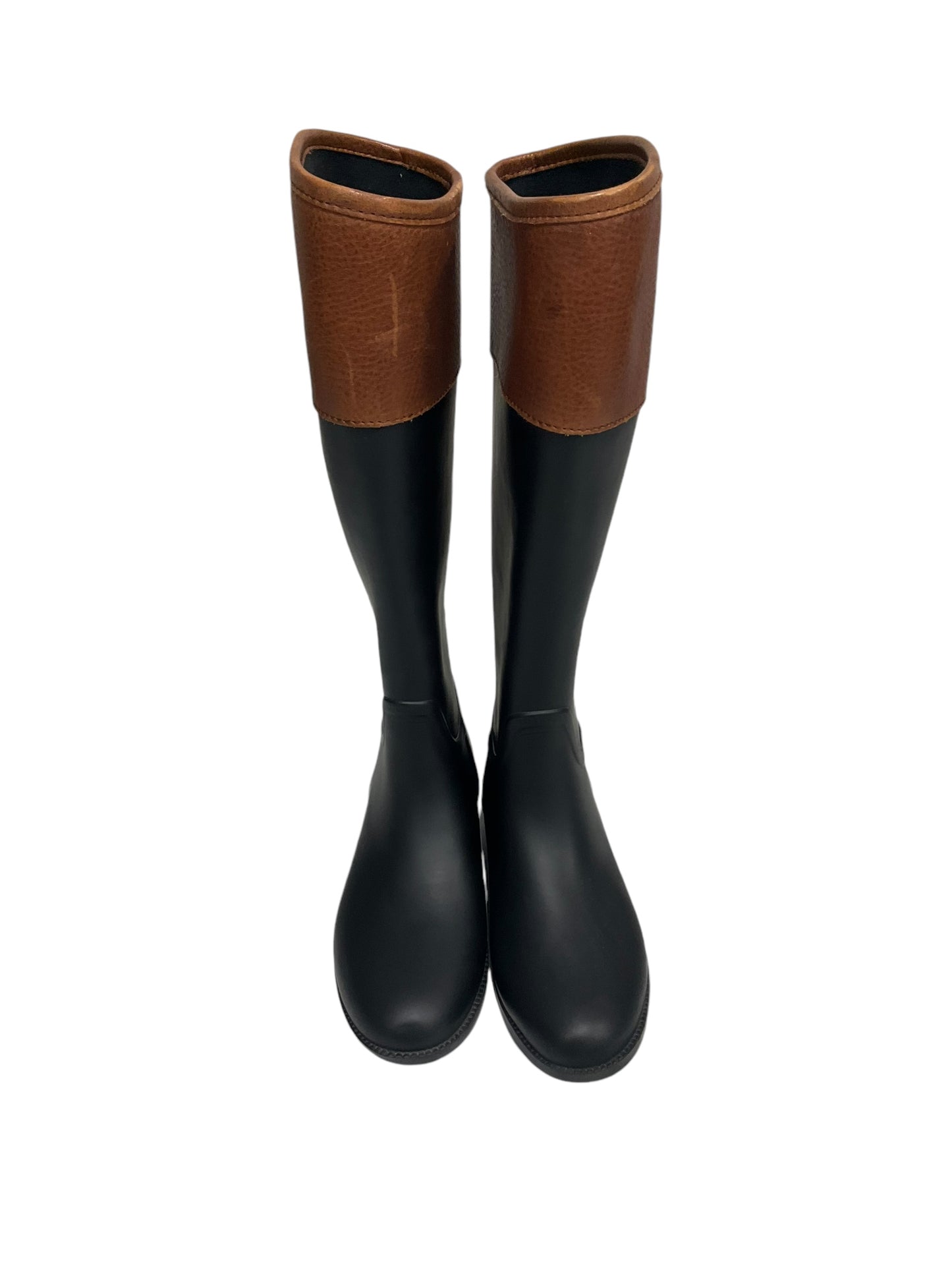 Boots Rain By Tory Burch In Black & Brown, Size: 6