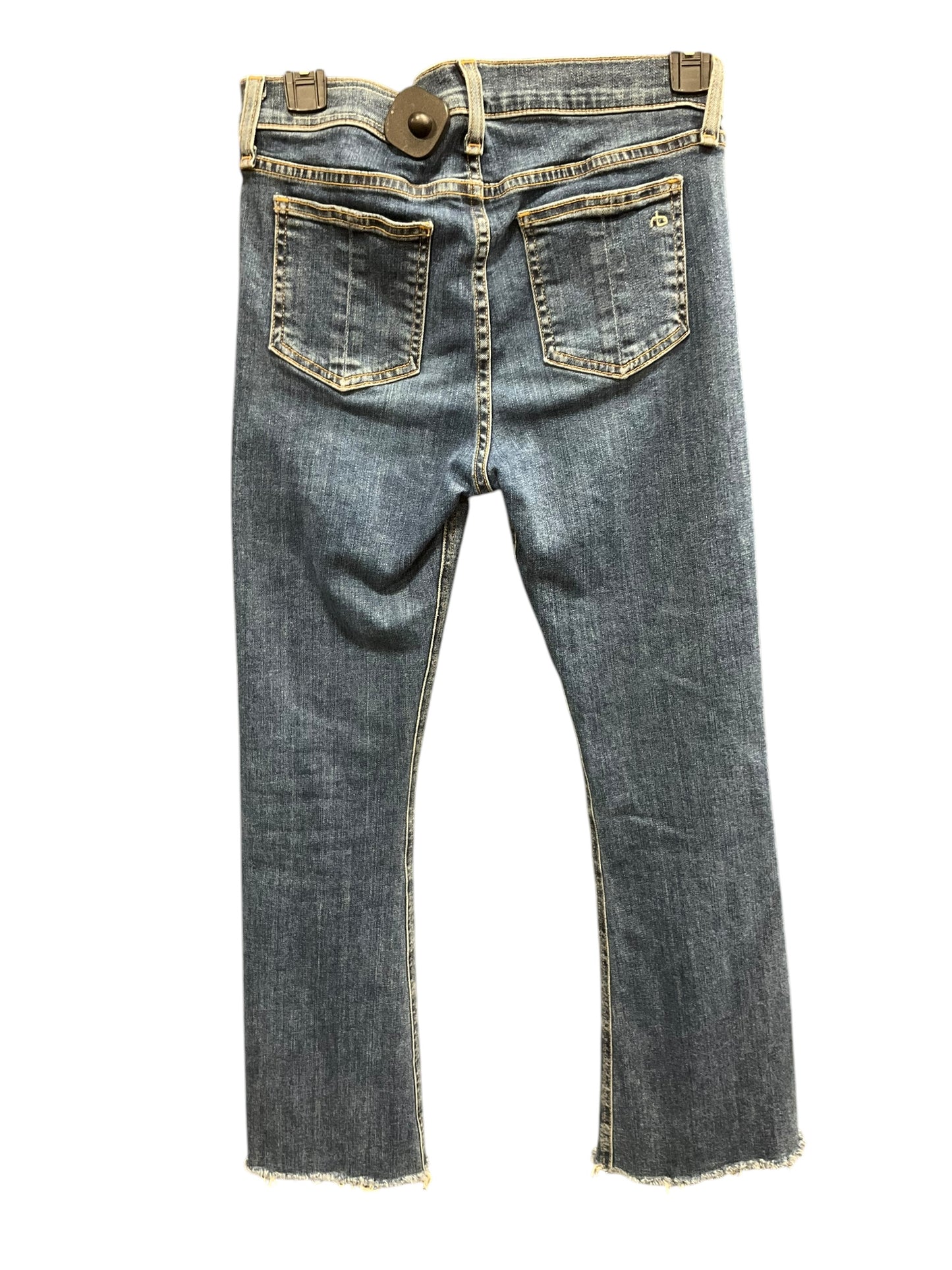 Jeans Flared By Rag & Bones Jeans In Blue Denim, Size: 4