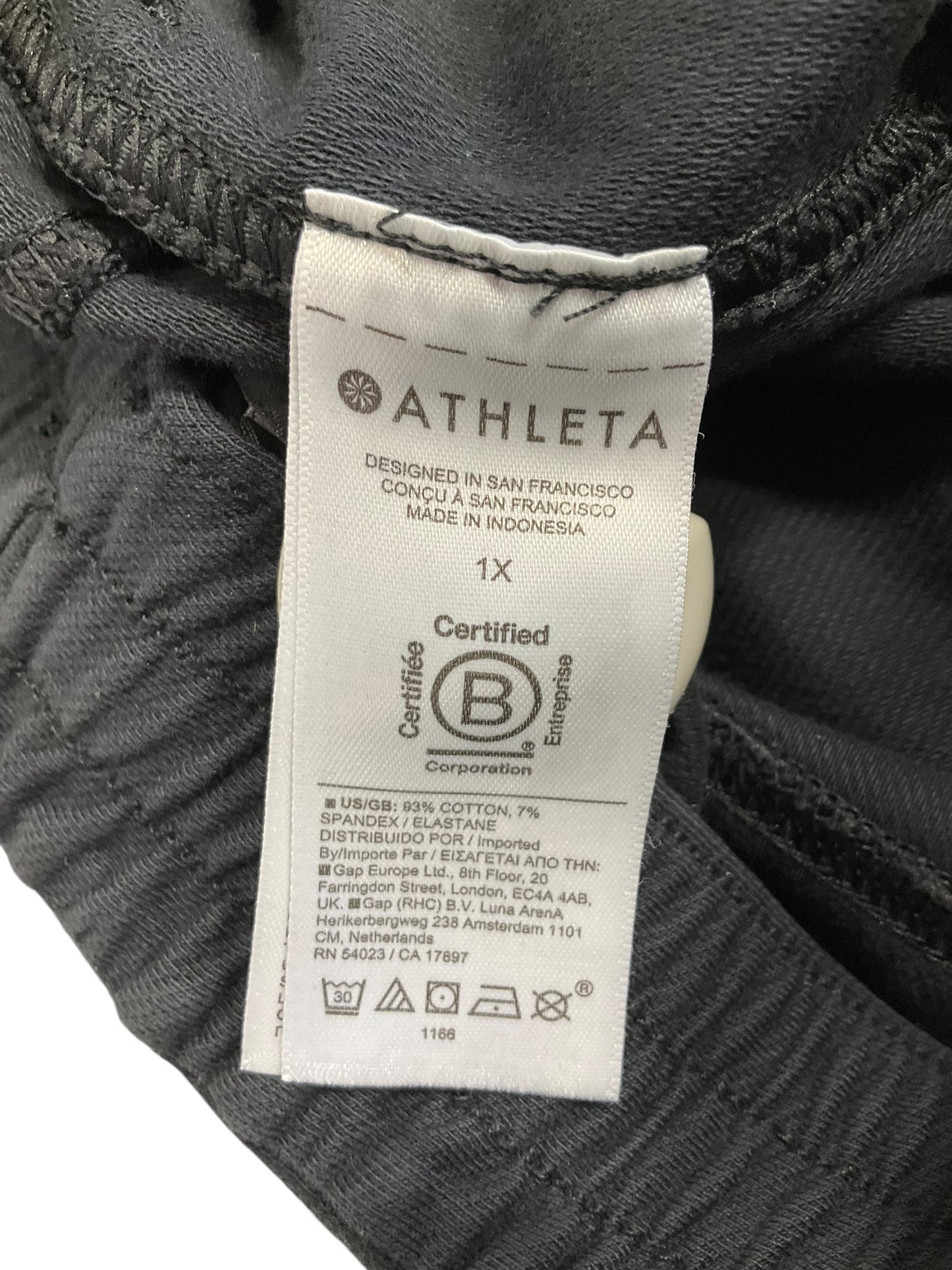 Athletic Pants By Athleta In Black, Size: 1x