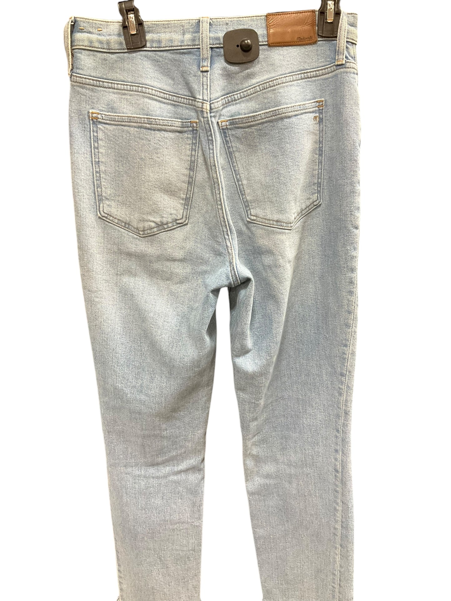 Jeans Straight By Madewell In Blue Denim, Size: 6