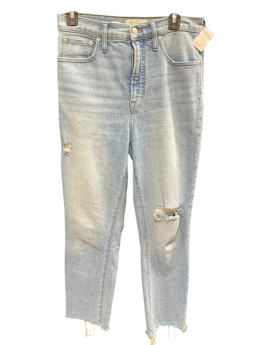 Jeans Straight By Madewell In Blue Denim, Size: 6