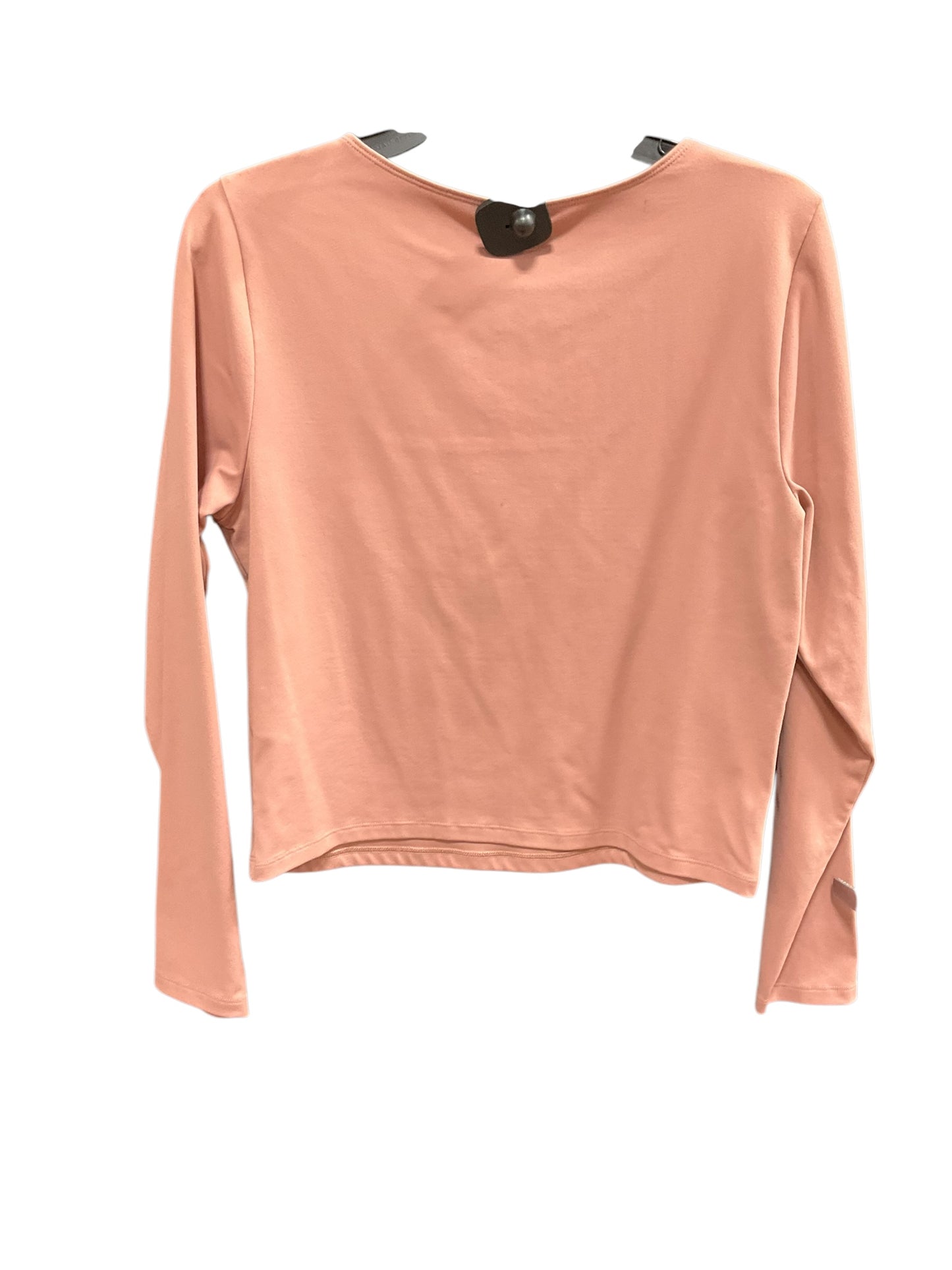 Top Long Sleeve By Abercrombie And Fitch In Beige, Size: Xl