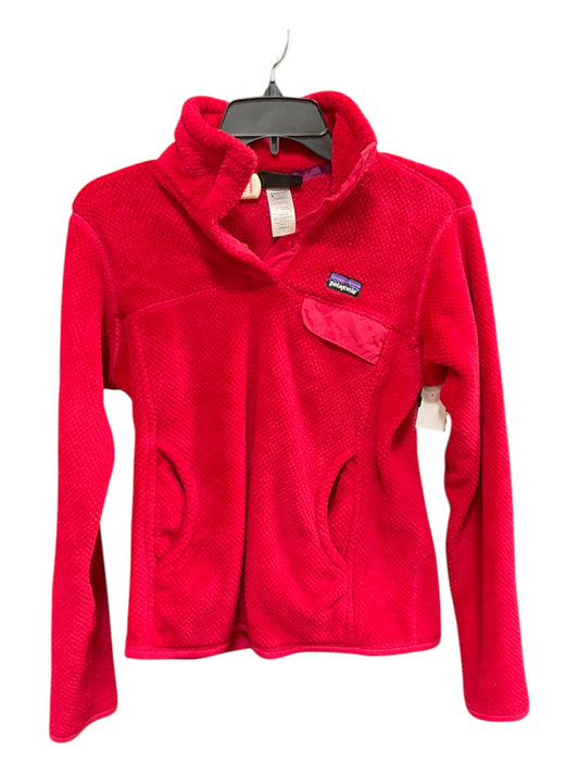 Jacket Fleece By Patagonia In Red, Size: S