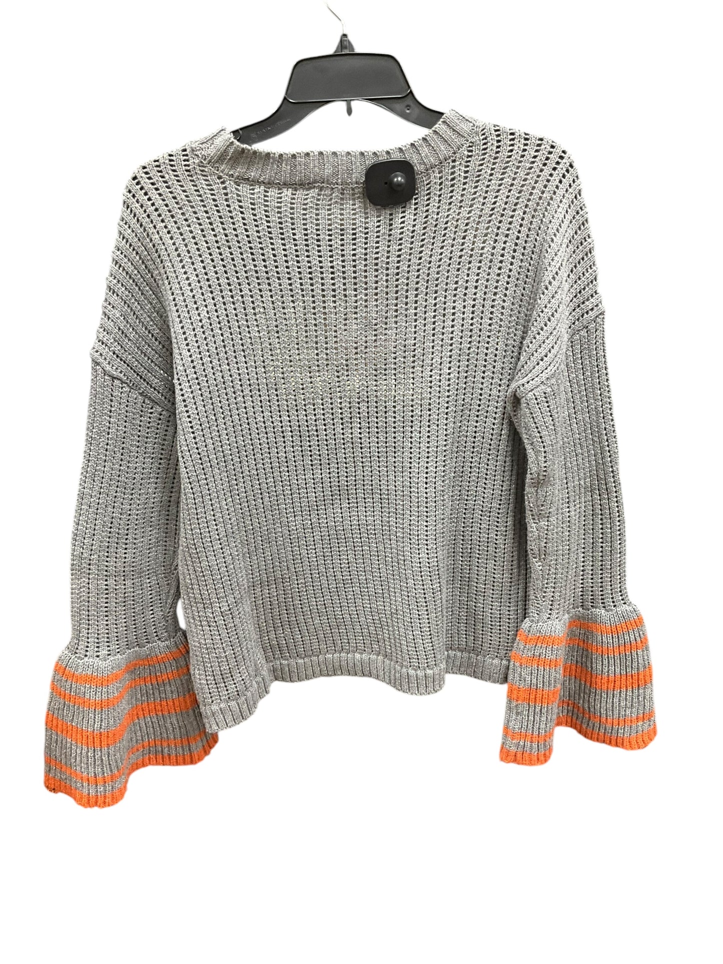 Sweater By Jack By Bb Dakota In Grey & Orange, Size: M