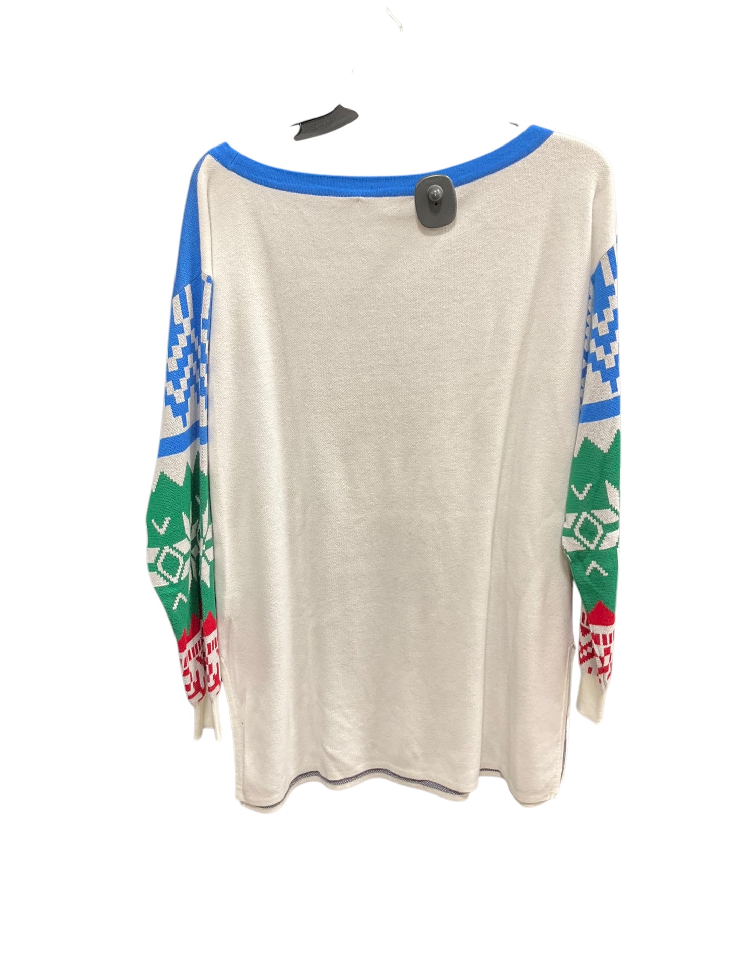 Sweater By New York And Co In Blue & Green, Size: L