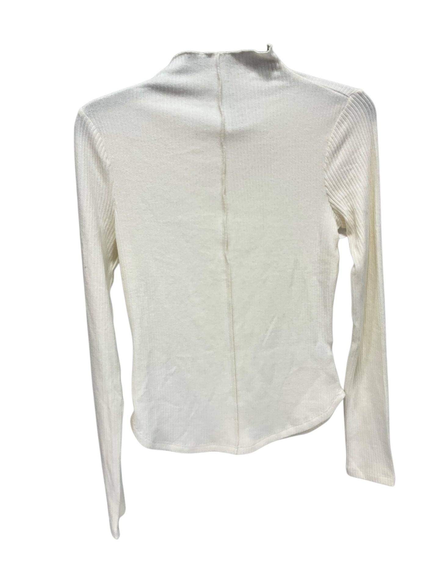 Top Long Sleeve Basic By Double Zero In Cream, Size: M