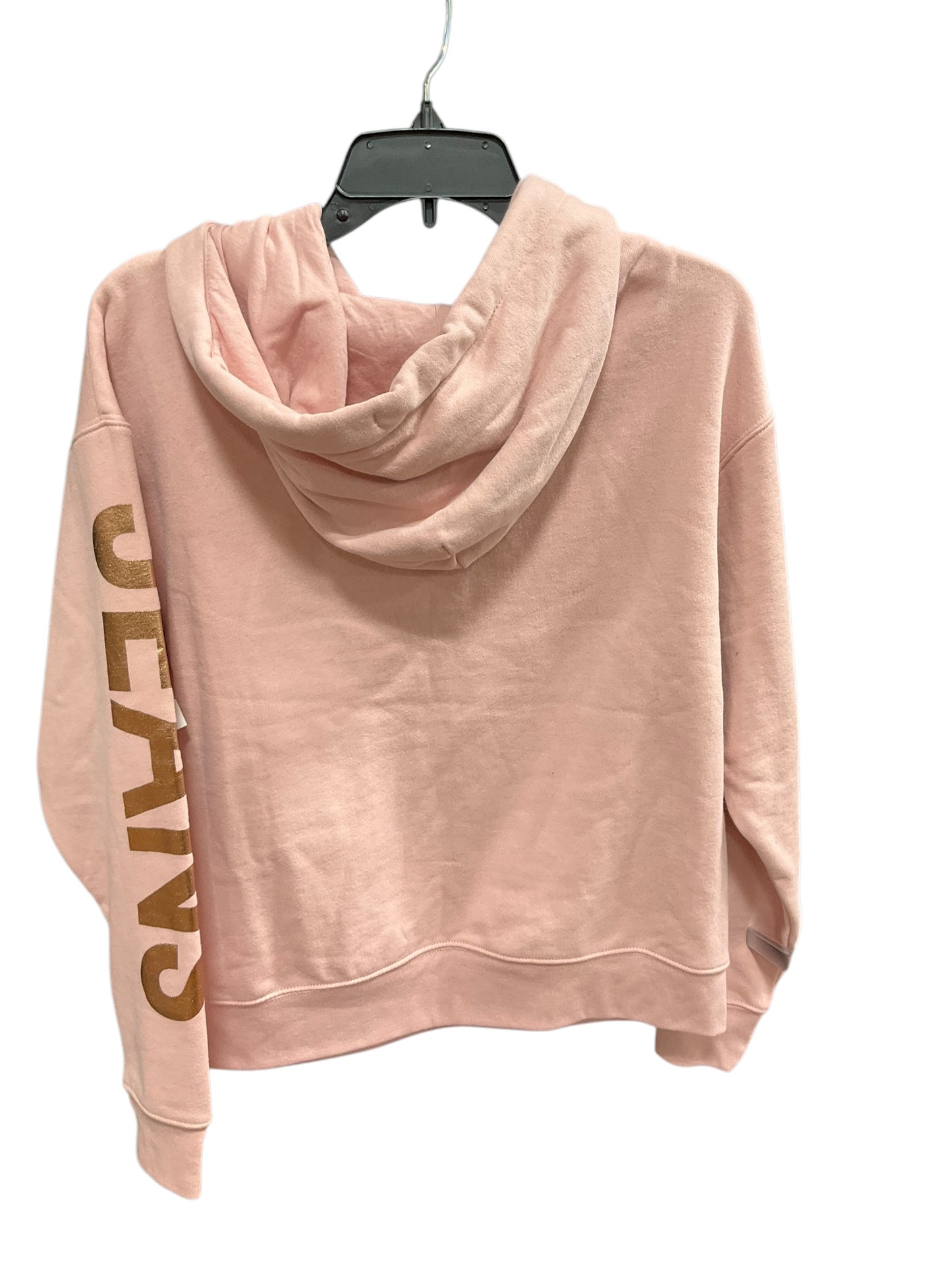 Sweatshirt Hoodie By Calvin Klein In Pink, Size: S