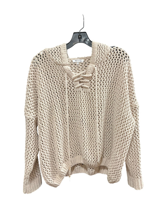 Sweater By Miracle In Beige, Size: S