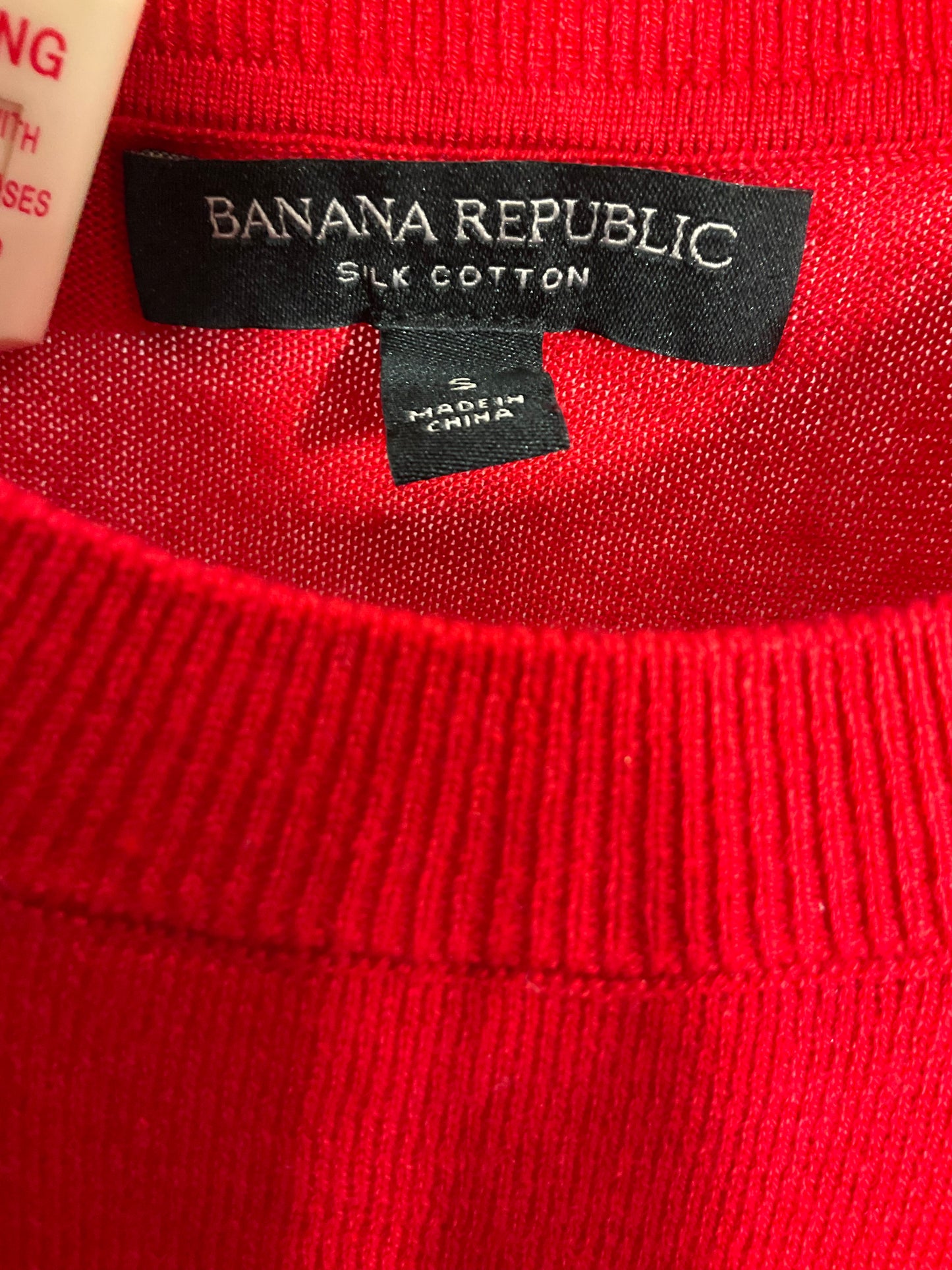 Sweater By Banana Republic In Red, Size: S