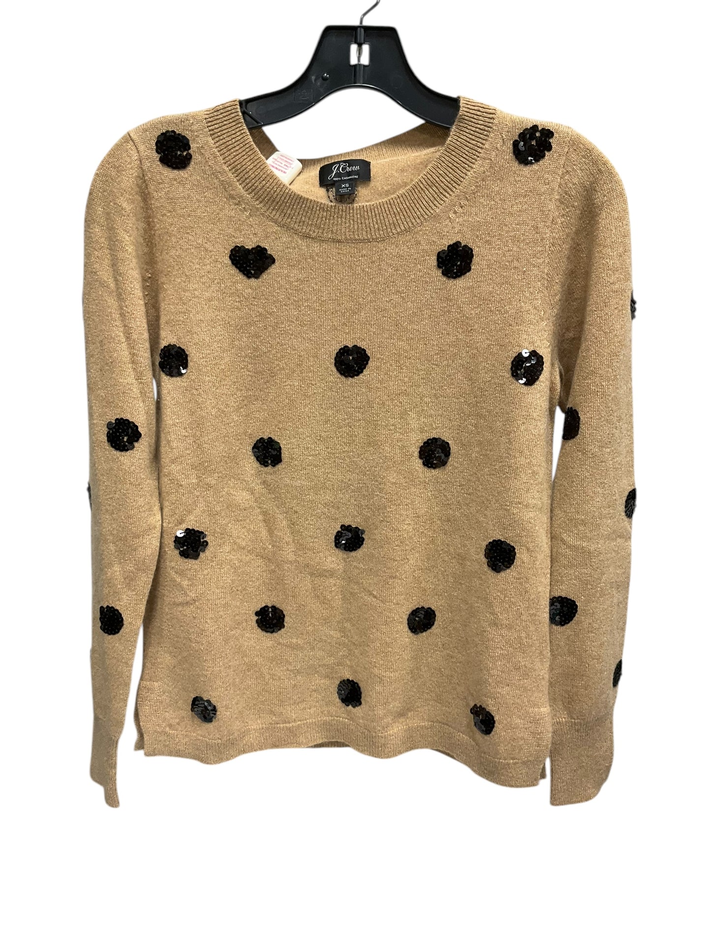 Sweater Cashmere By J. Crew In Tan, Size: Xs