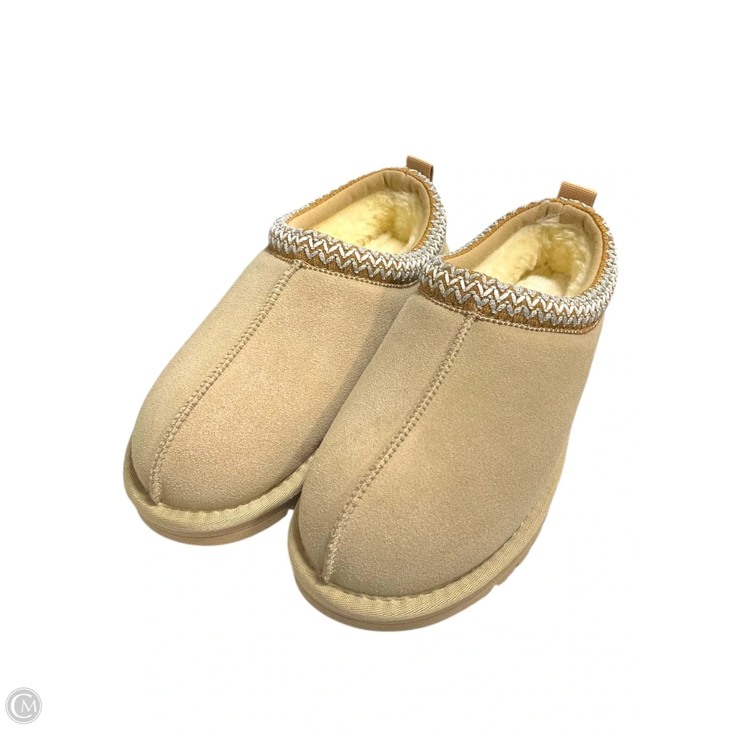 Shoes Flats By Clothes Mentor In Beige, Size: 6.5