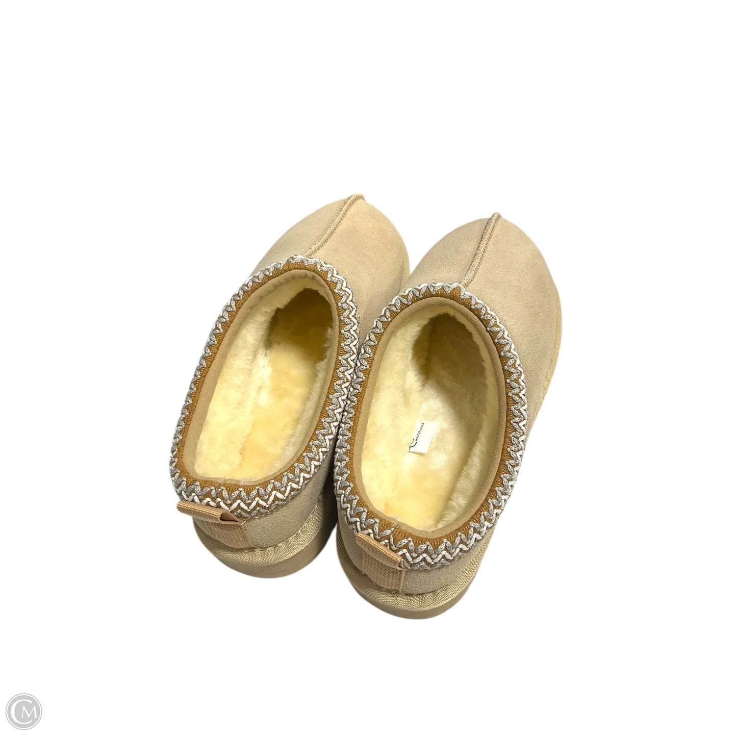 Shoes Flats By Clothes Mentor In Beige, Size: 6.5