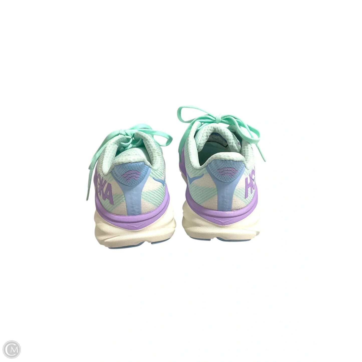 Shoes Athletic By Hoka In Green & Purple, Size: 6