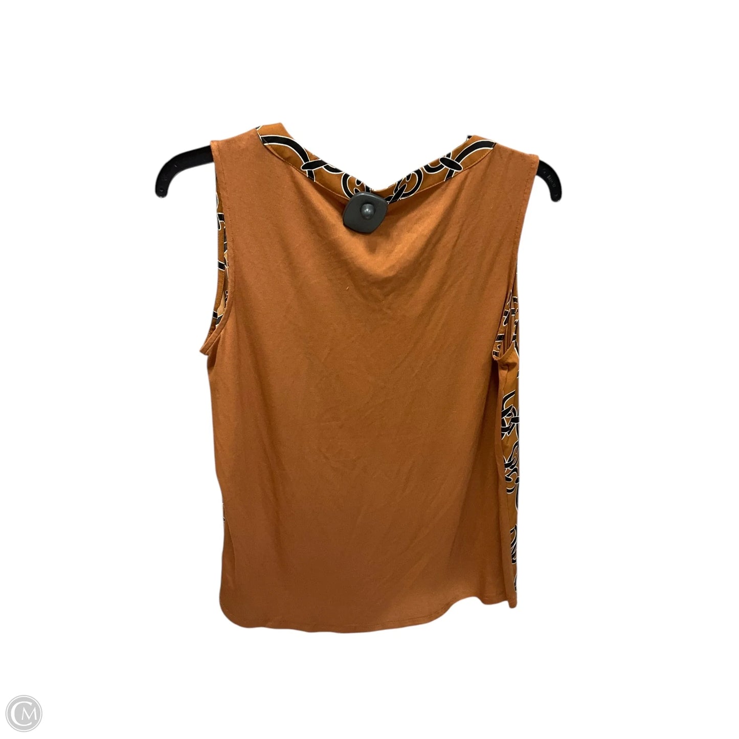 Top Sleeveless By New York And Co In Black & Brown, Size: M