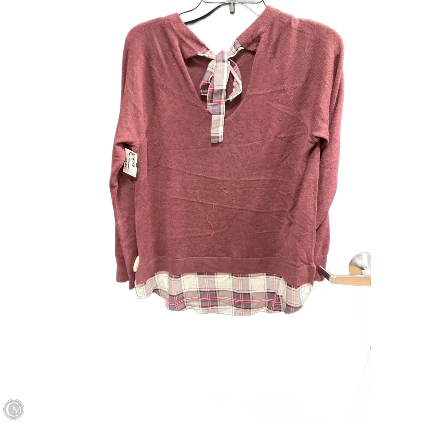 Sweater By Loft In Maroon, Size: M