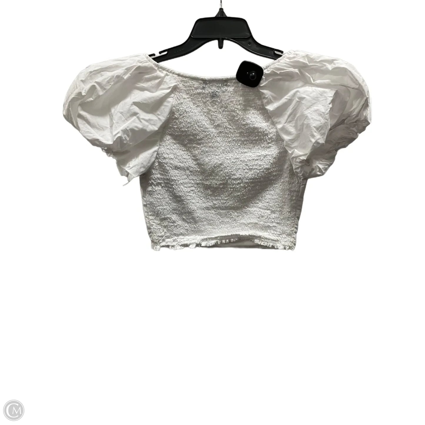 Top Short Sleeve By J. Crew In White, Size: 2