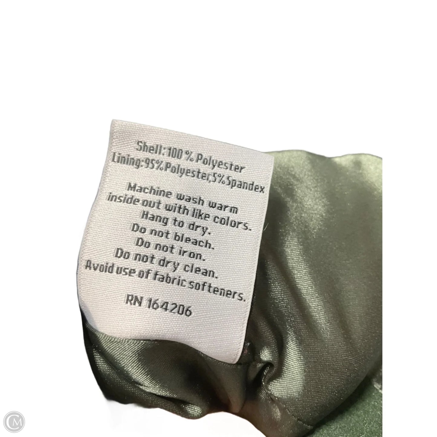 Coat Faux Fur & Sherpa By Cma In Green, Size: Xs