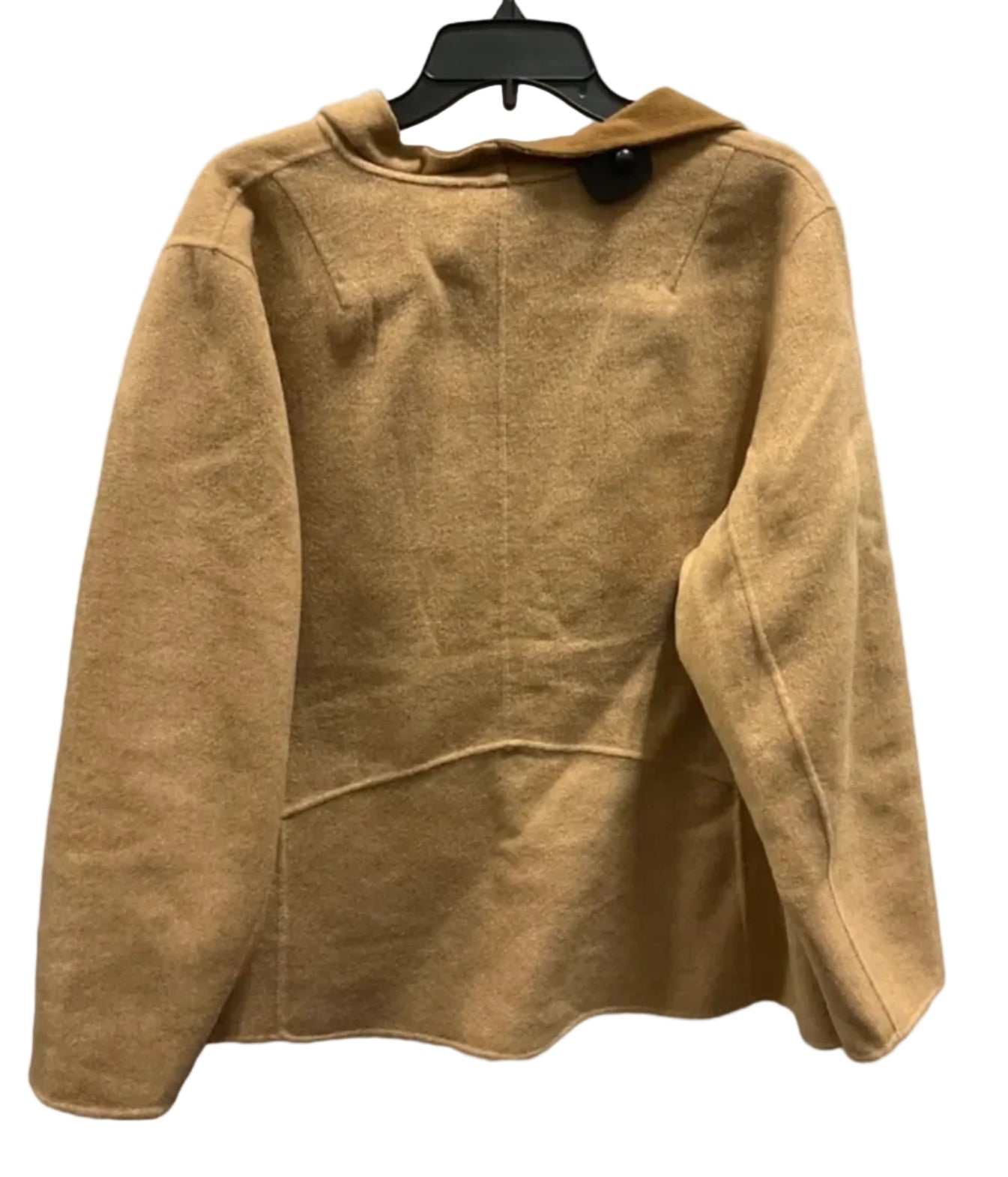 Coat Wool By Talbots In Tan, Size: 16