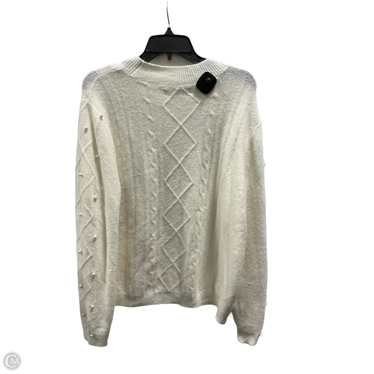 Top Long Sleeve By Loft In Cream, Size: Xl