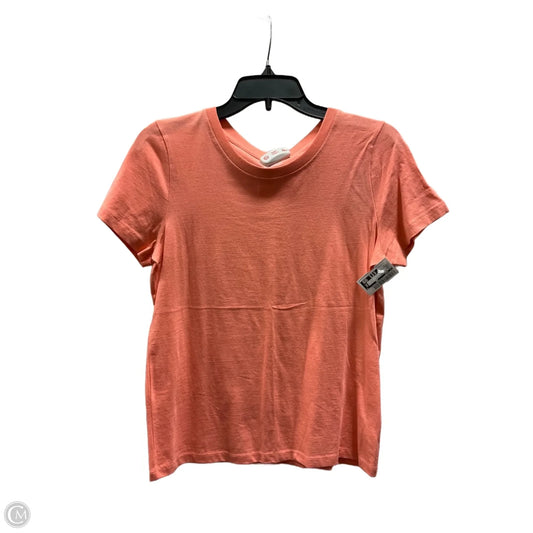 Top Short Sleeve Basic By J. Crew In Coral, Size: S