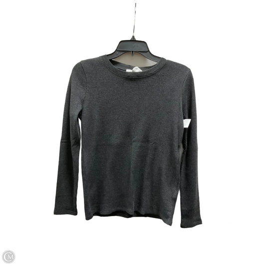 Top Long Sleeve Basic By J. Crew In Grey, Size: Xs