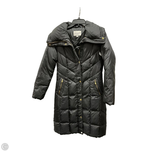 Coat Parka By Cole-haan In Black, Size: S