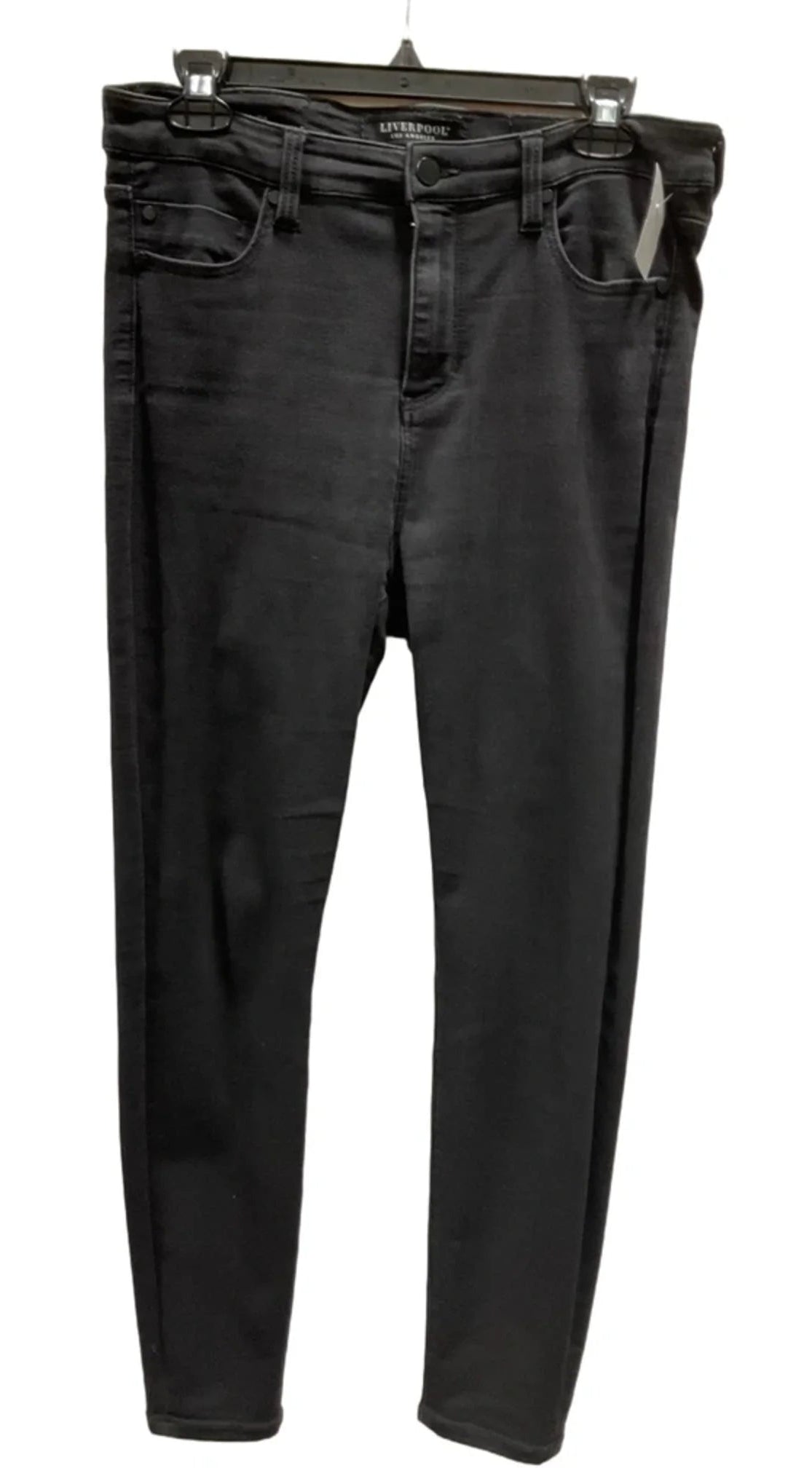 Jeans Skinny By Liverpool In Black, Size: 10
