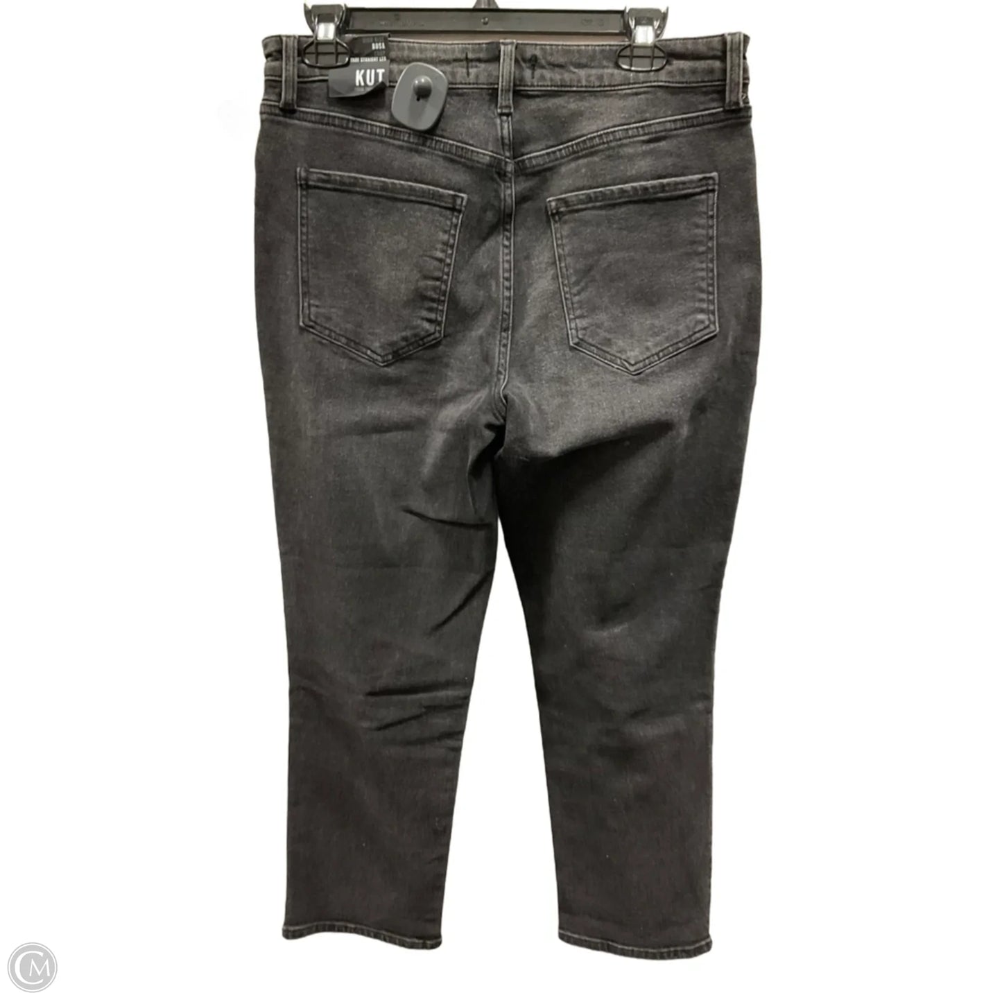 Jeans Straight By Kut In Black, Size: 8