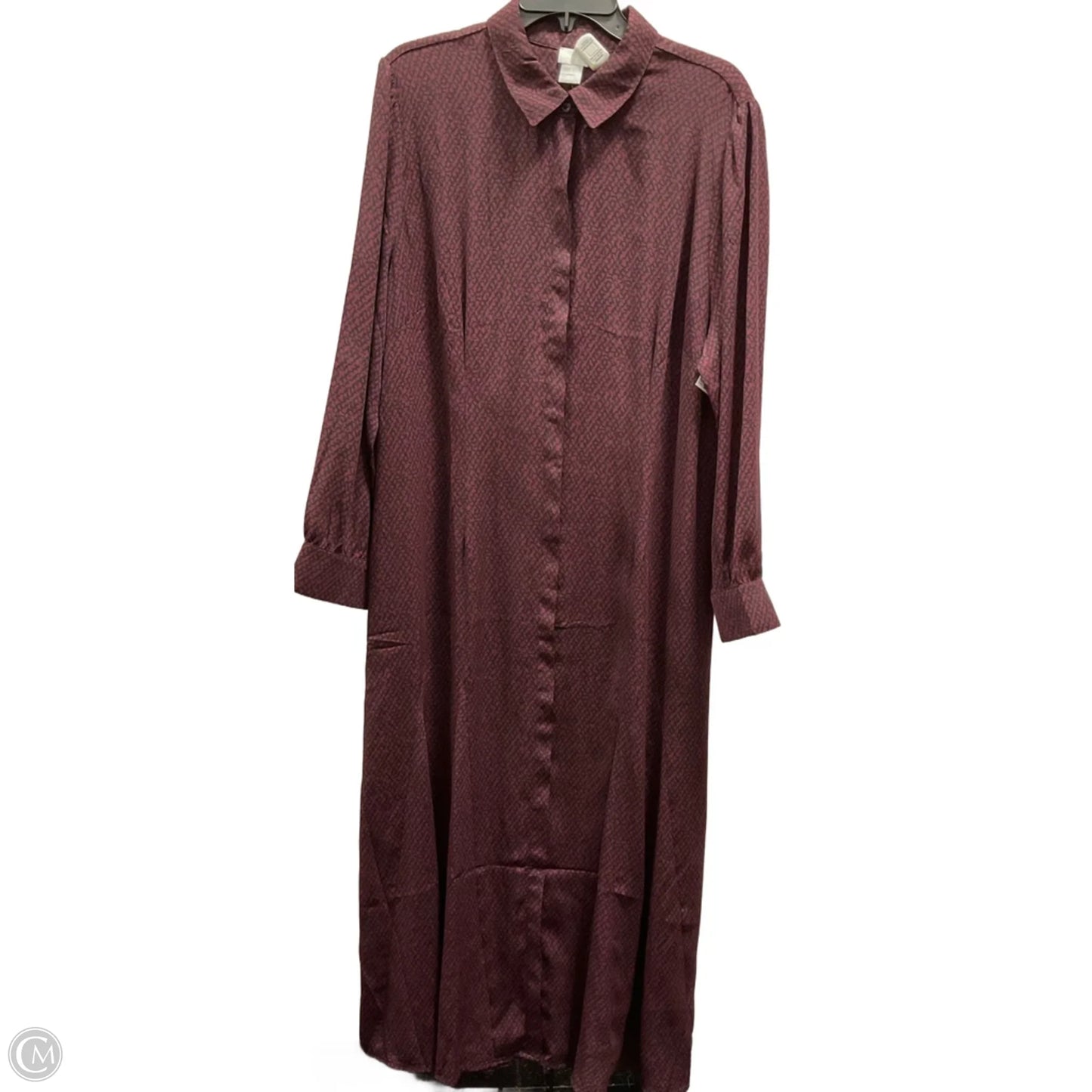 Dress Casual Maxi By Chicos In Red, Size: 1x