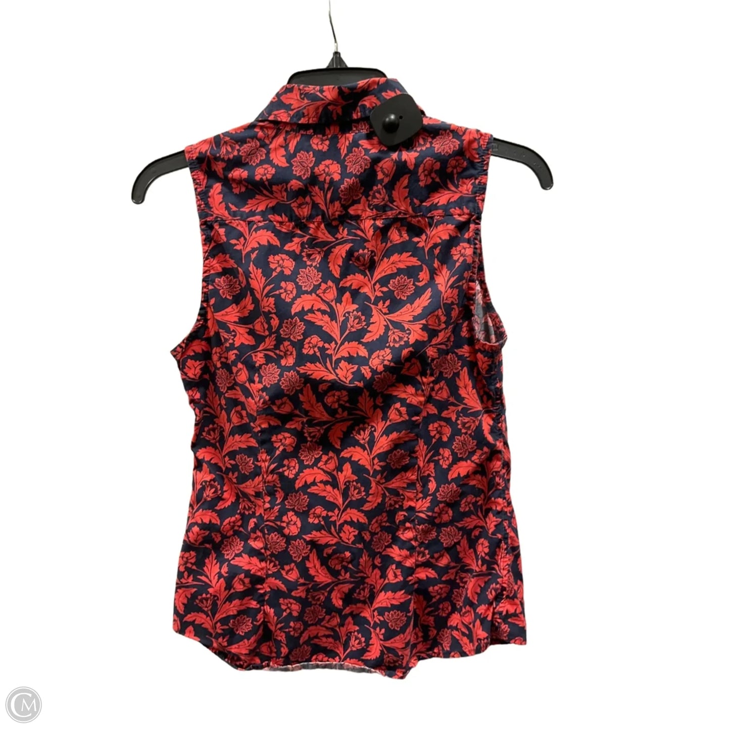 Top Sleeveless By Banana Republic In Red, Size: Xs