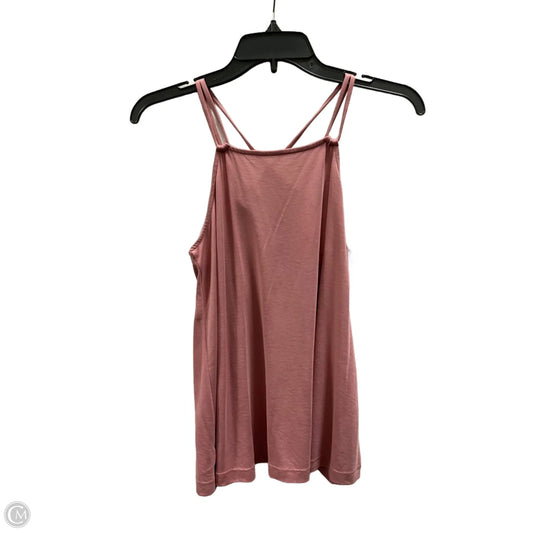 Top Sleeveless By Loft In Pink, Size: S