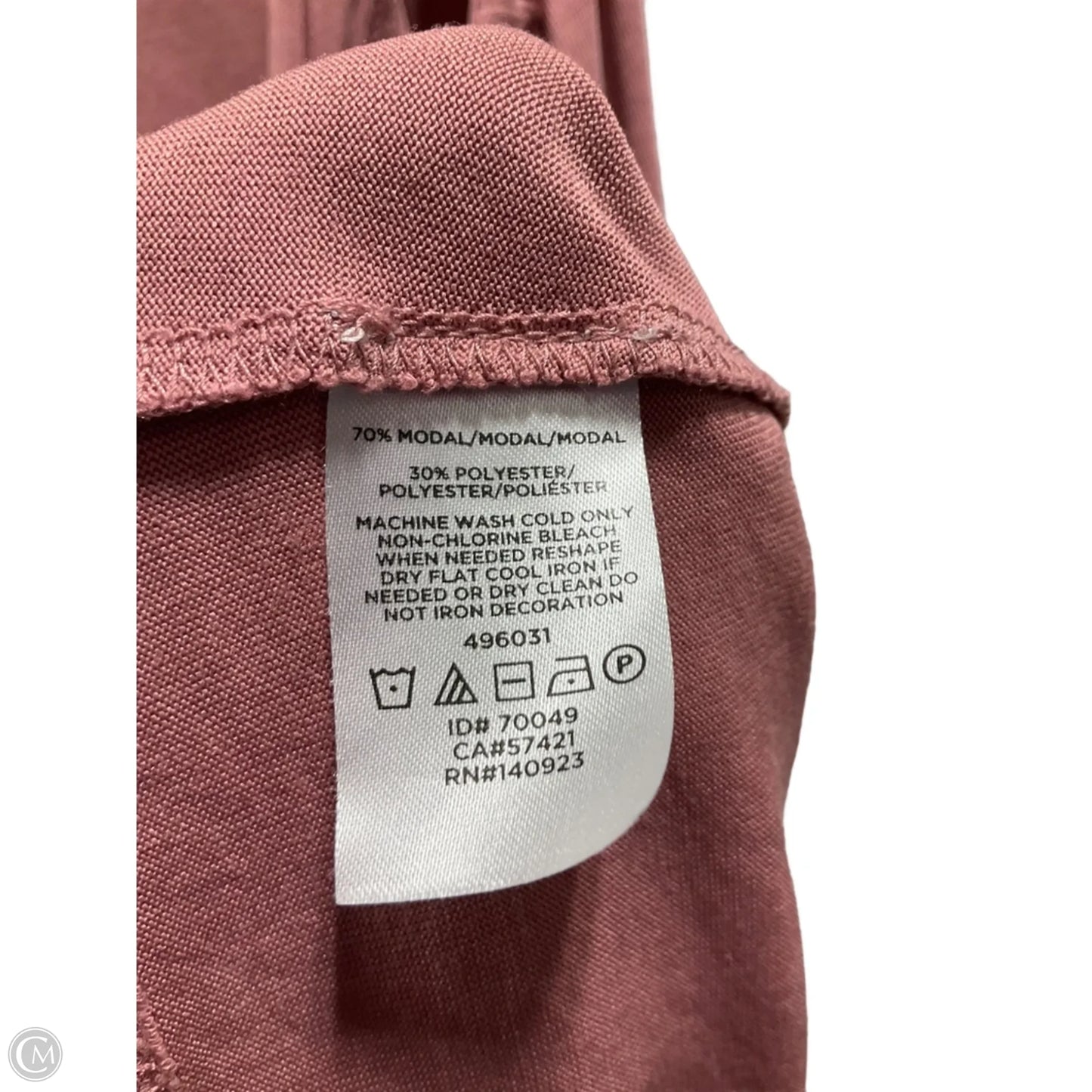 Top Sleeveless By Loft In Pink, Size: S