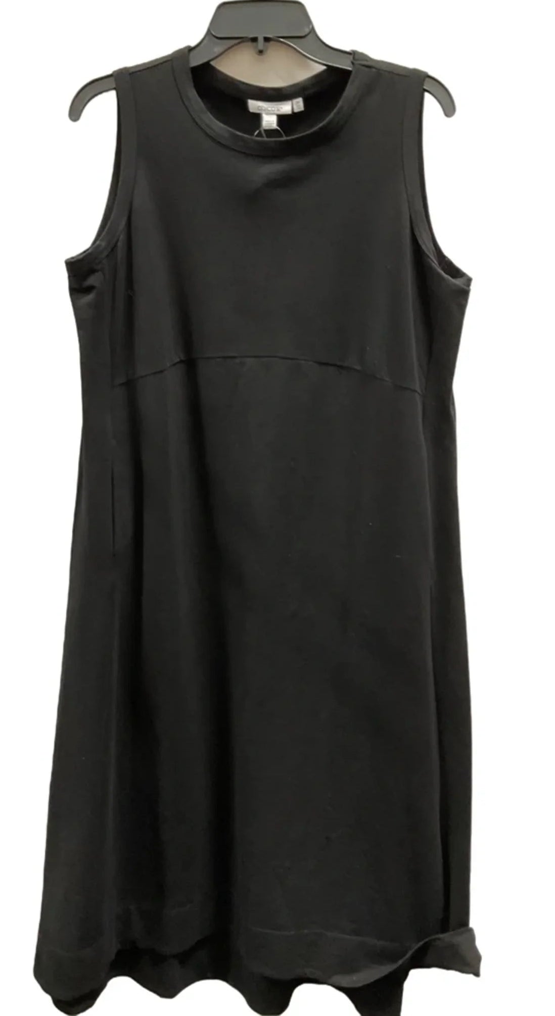 Dress Casual Maxi By Chicos In Black, Size: Lp