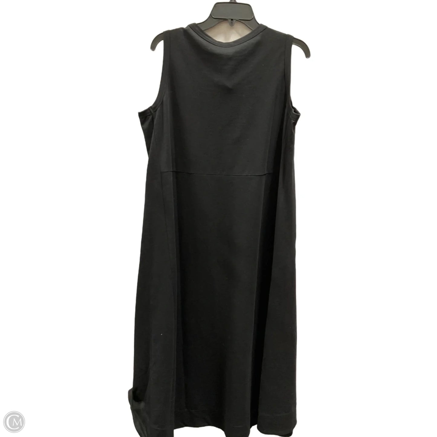 Dress Casual Maxi By Chicos In Black, Size: Lp