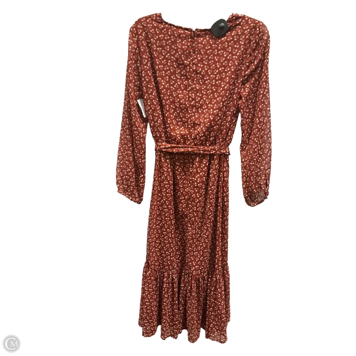 Dress Casual Midi By J. Crew In Orange, Size: 6