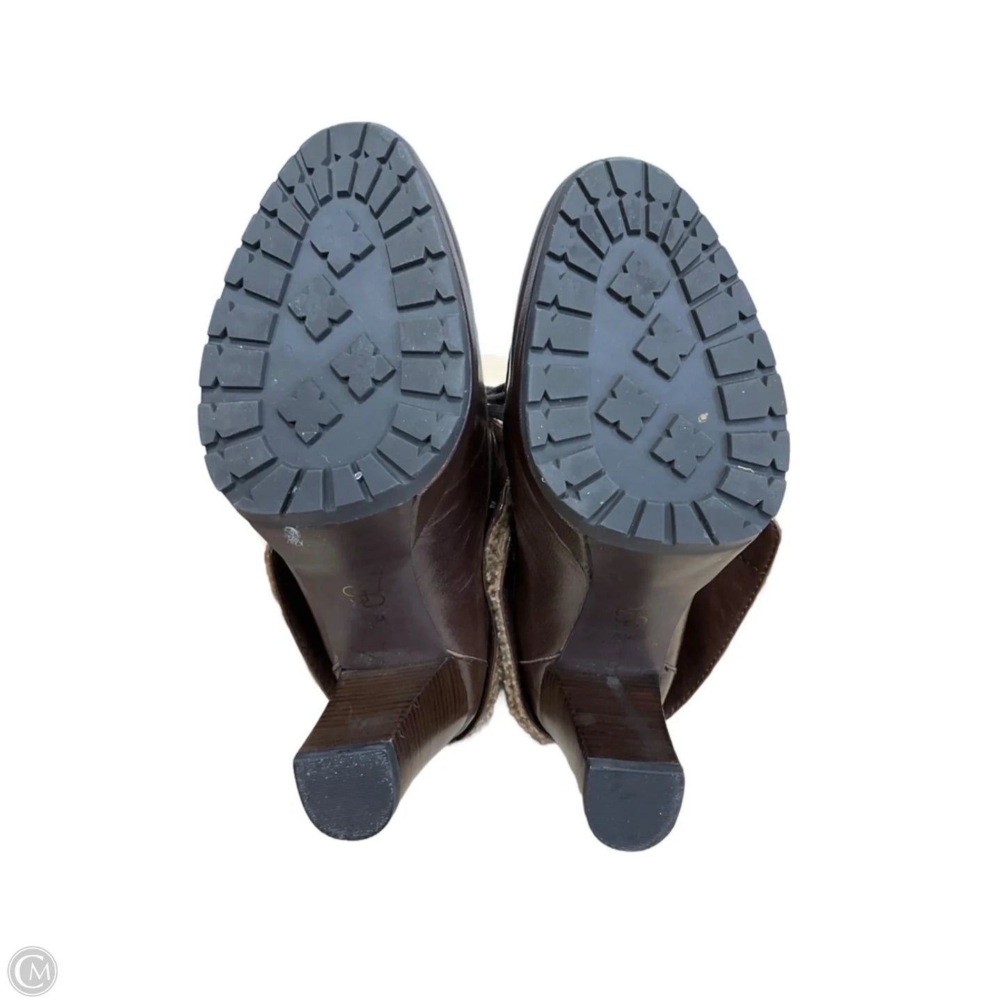 Boots Ankle Heels By Joan And David In Brown, Size: 7.5
