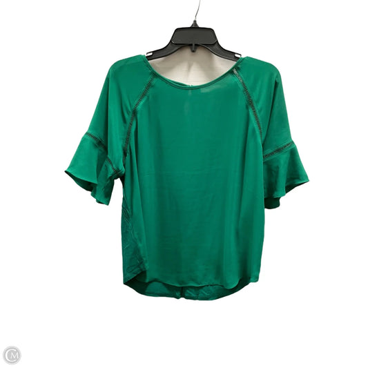 Top Short Sleeve By Loft In Green, Size: M