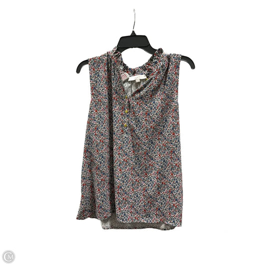 Top Sleeveless By Loft In Multi-colored, Size: L