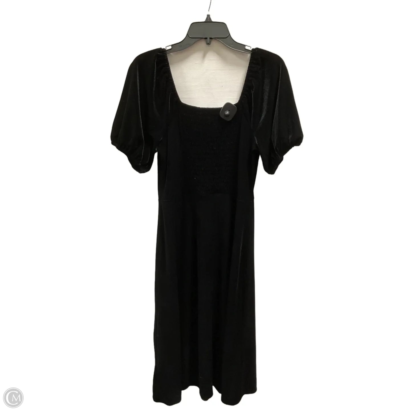 Dress Party Midi By Loft In Black, Size: 10