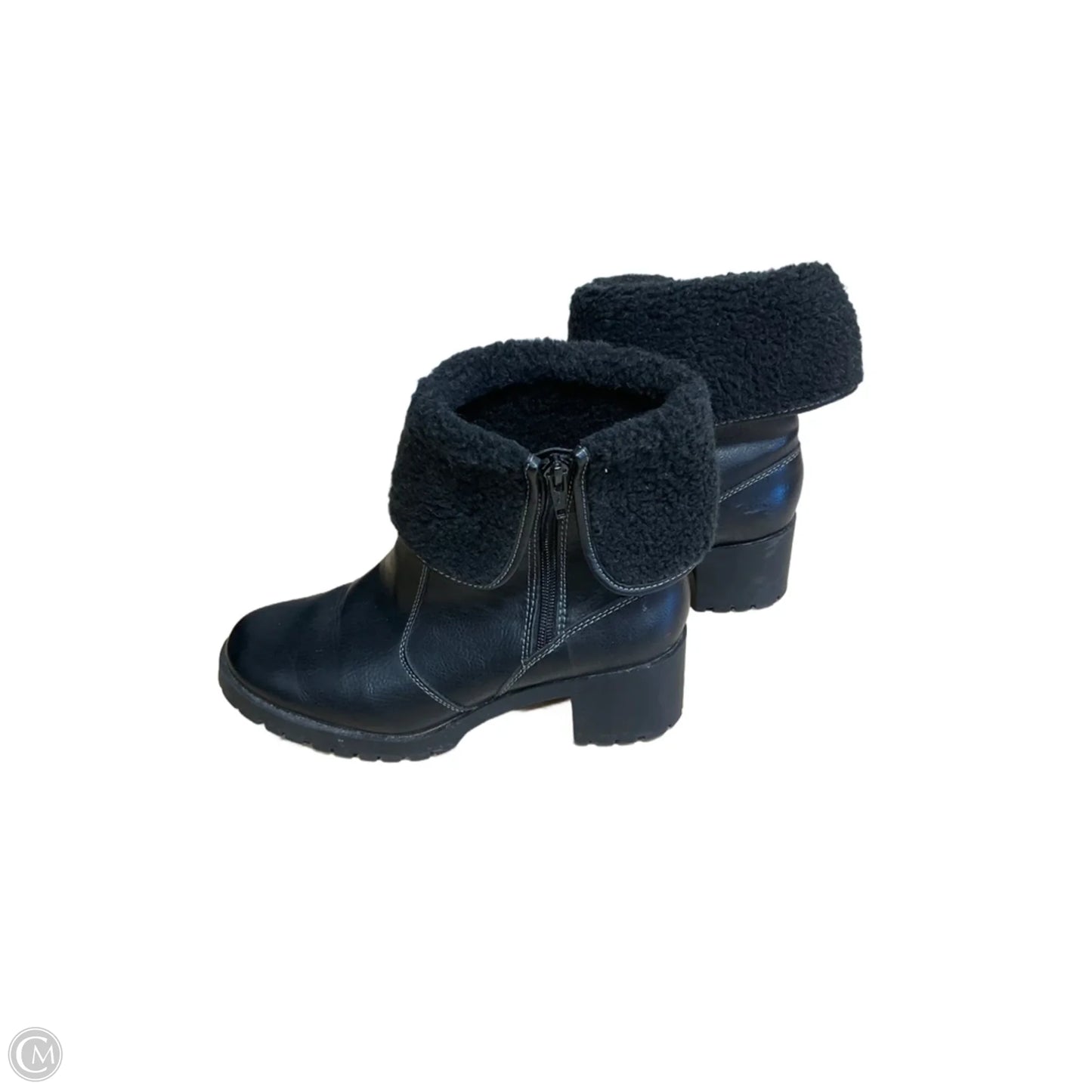 Boots Ankle Heels By Aerosoles In Black, Size: 7