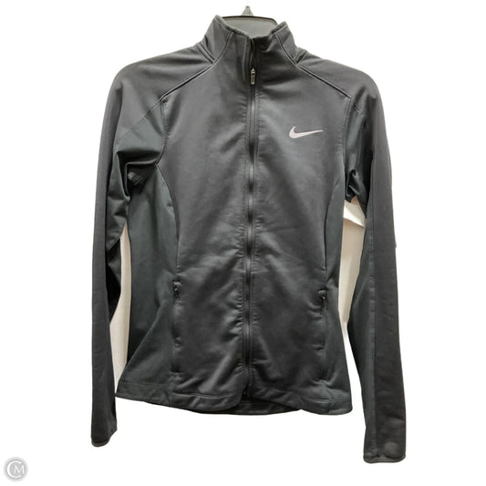Athletic Jacket By Nike In Black, Size: S