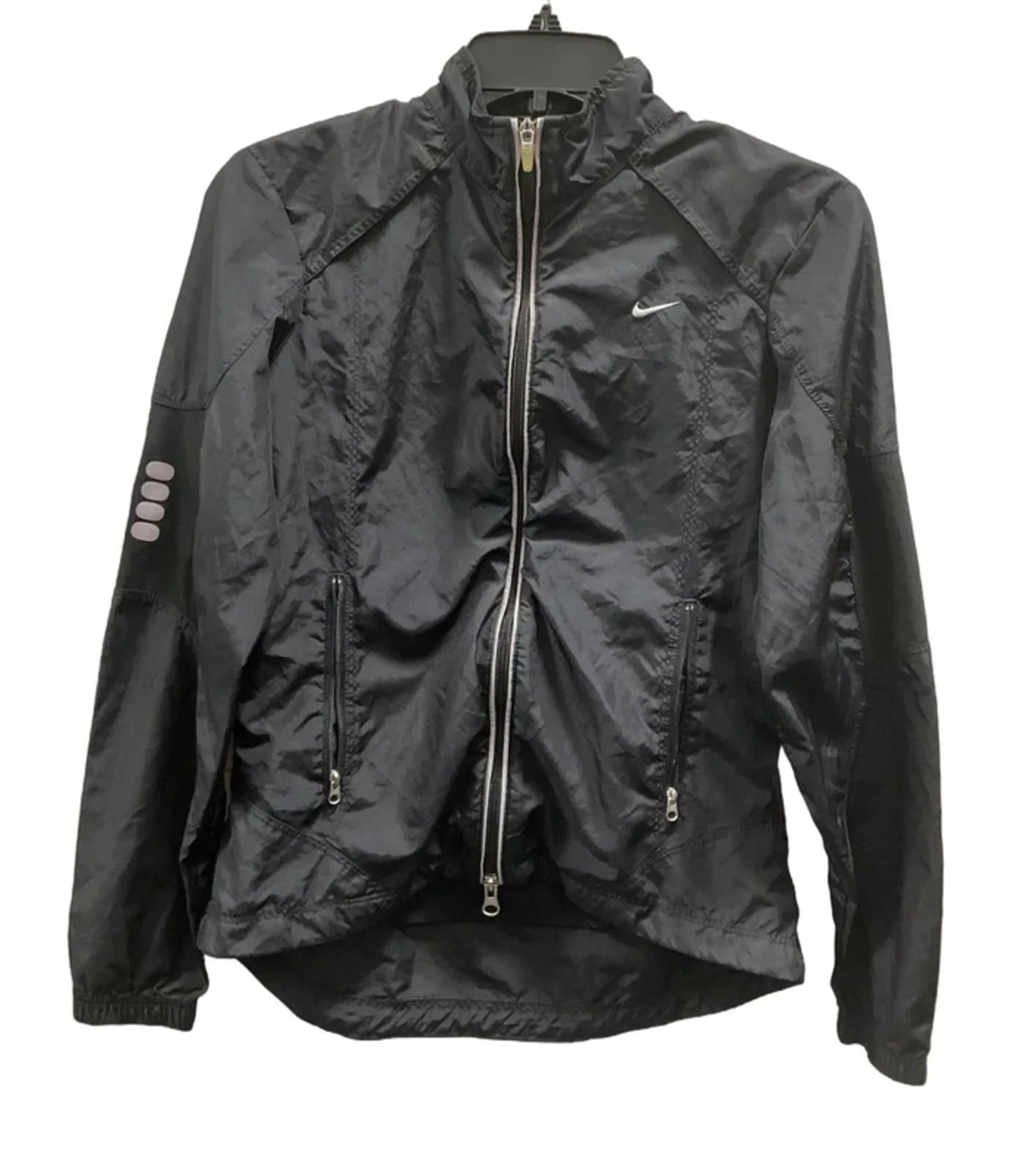 Athletic Jacket By Nike Apparel In Black, Size: S