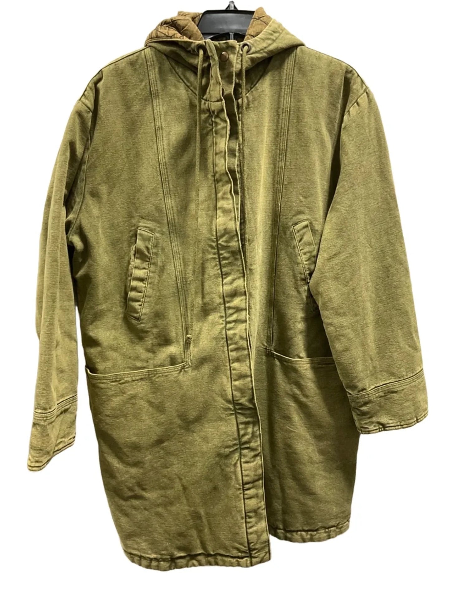 Coat Parka By Cmb In Green, Size: M