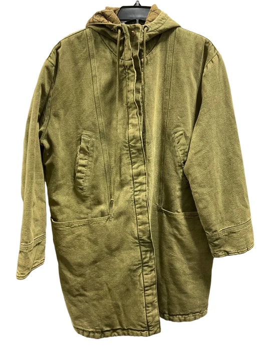 Coat Parka By Cmb In Green, Size: M