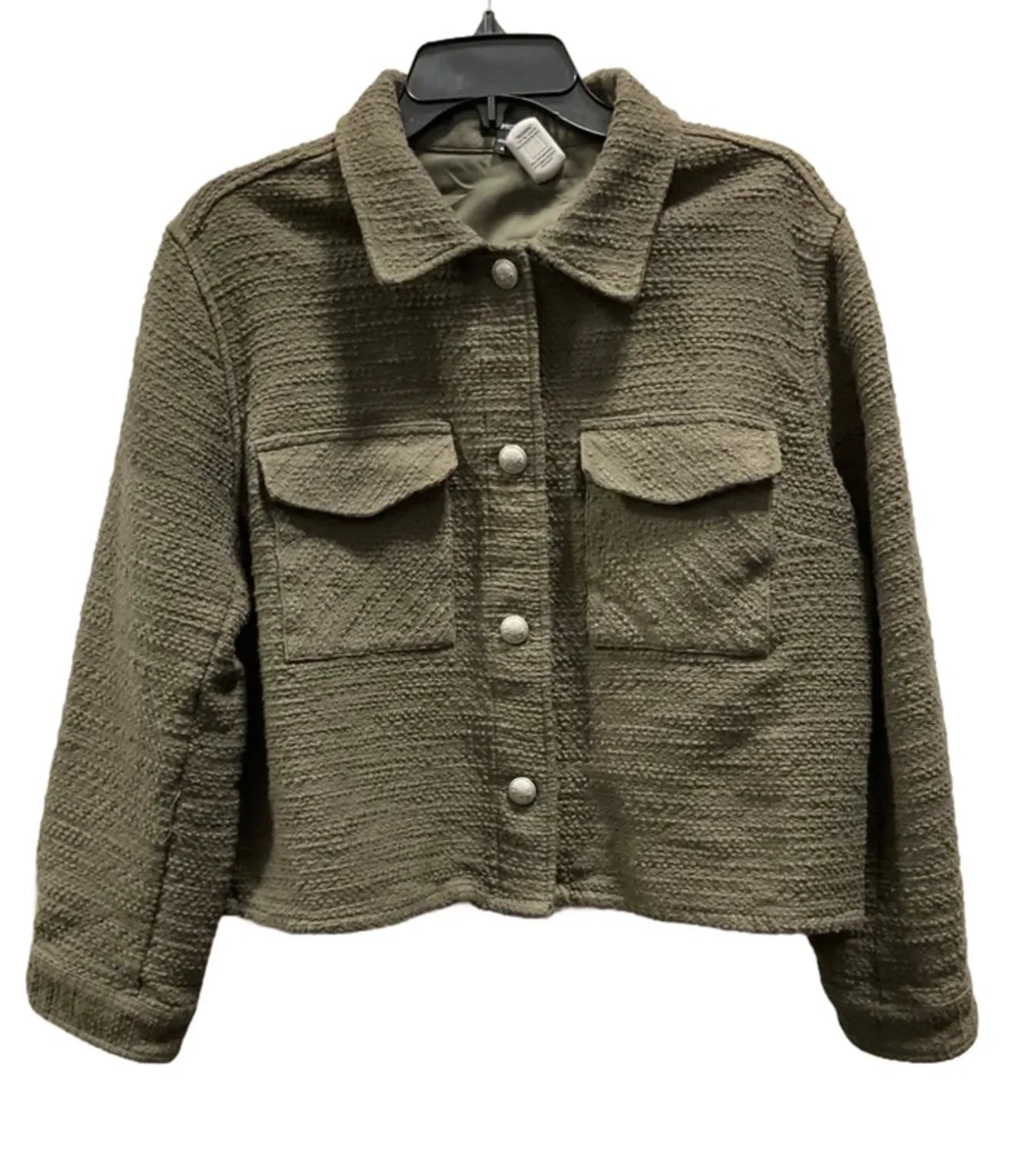 Jacket Moto By Express In Green, Size: Xl