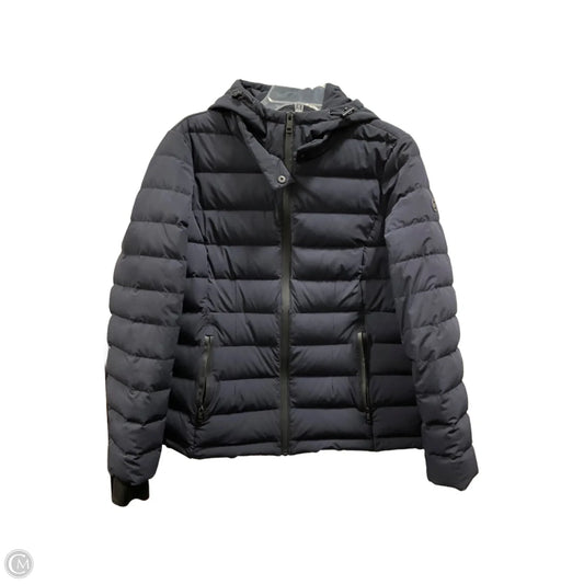 Coat Puffer & Quilted By Michael By Michael Kors In Navy, Size: L